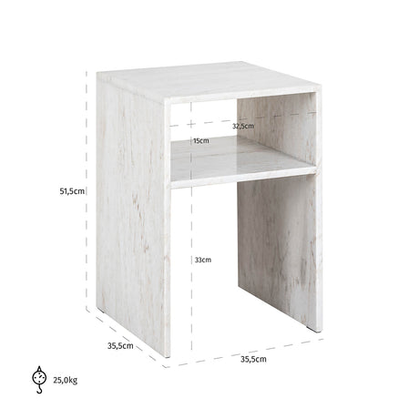 Beistelltisch Moran (Beige) - ZEN ZONE