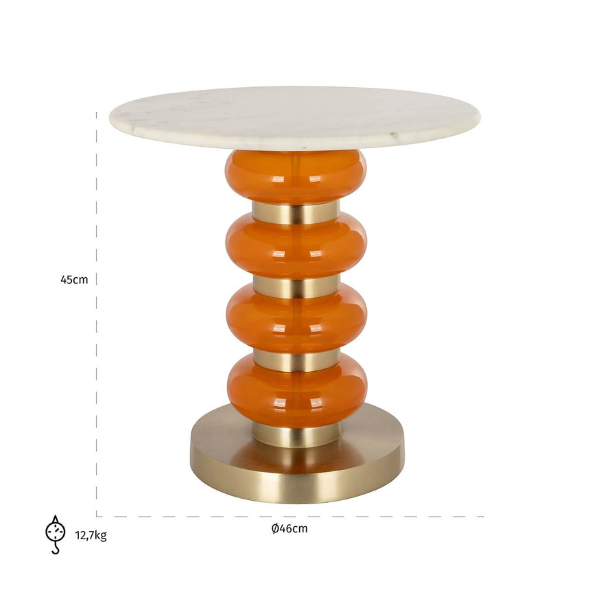 Beistelltisch Boann orange - ZEN ZONE