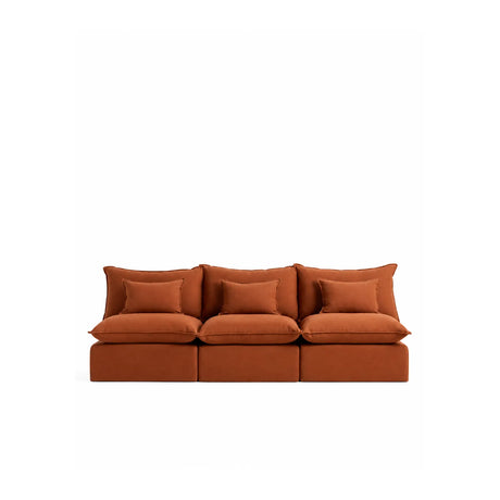 3-Sitzer-Modularsofa Anarela mit abnehmbarem Bezug aus 100 % Leinen, 270 cm, FSC Mix Credit - ZEN ZONE Furniture