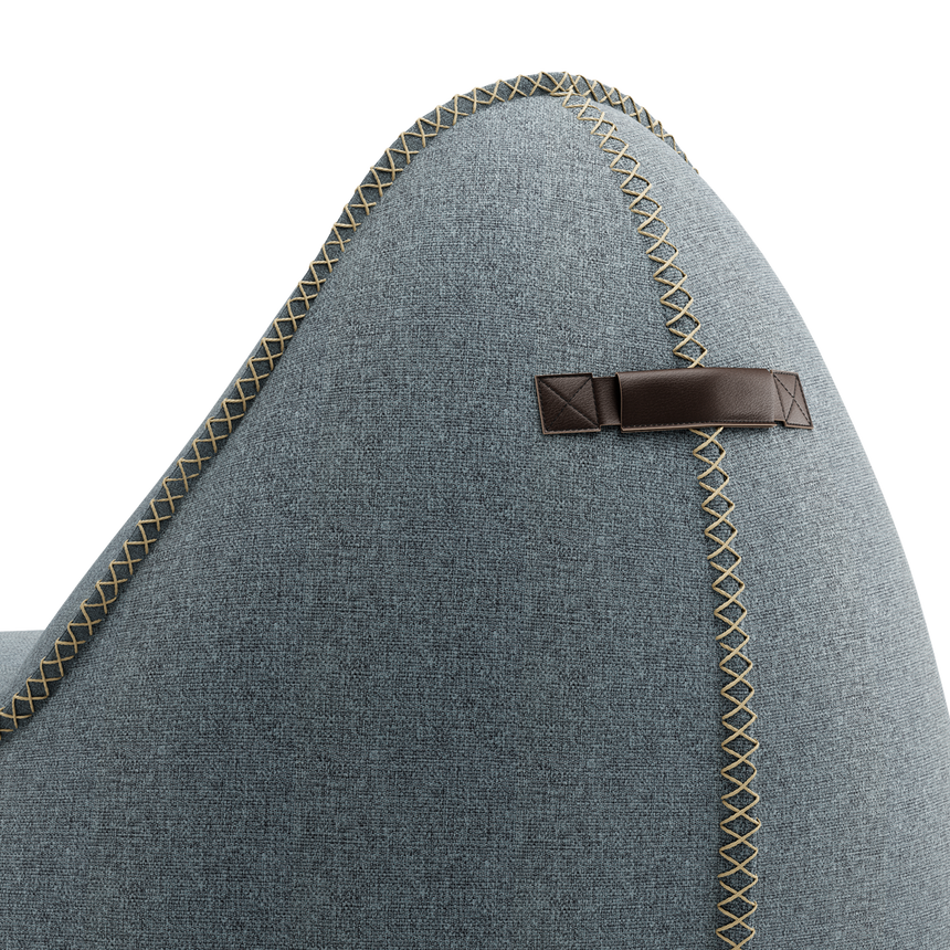 Medley Lounge Chair Dusty Blue - ZEN ZONE