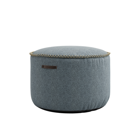 Medley Lounge Chair Dusty Blue + Pouf - ZEN ZONE