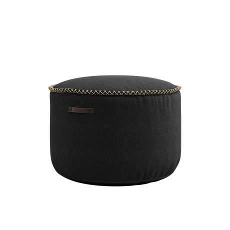 Medley Lounge Chair Black + Pouf - ZEN ZONE