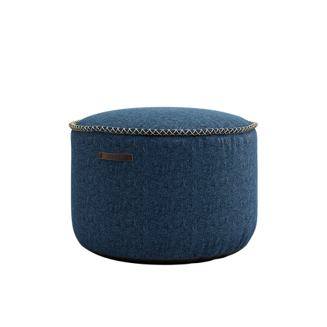 Medley Lounge Chair Denim + Pouf - ZEN ZONE