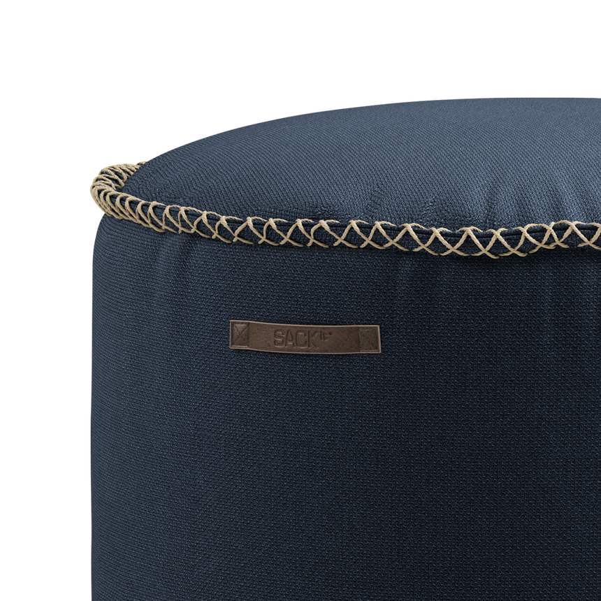 Cura Pouf Dark Blue - ZEN ZONE