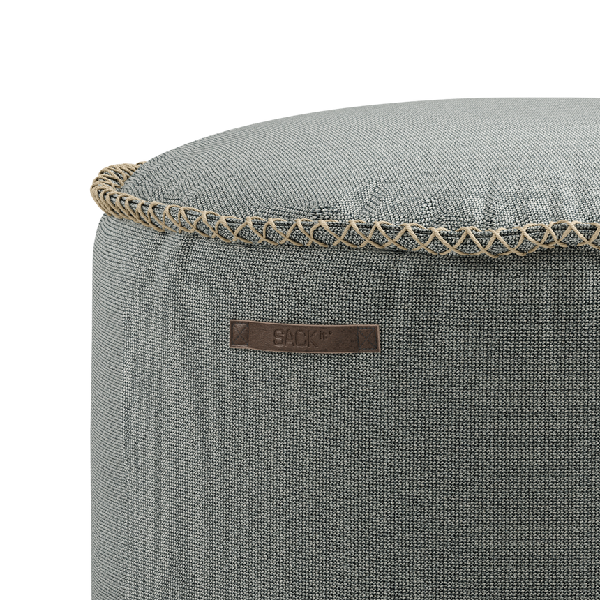 Cura Pouf Grey - ZEN ZONE