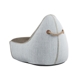 Cobana Lounge Chair Brown/White - ZEN ZONE