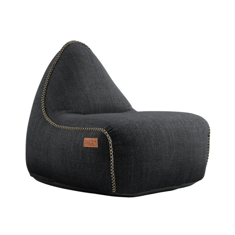 Cobana Lounge Chair Black + Pouf - ZEN ZONE