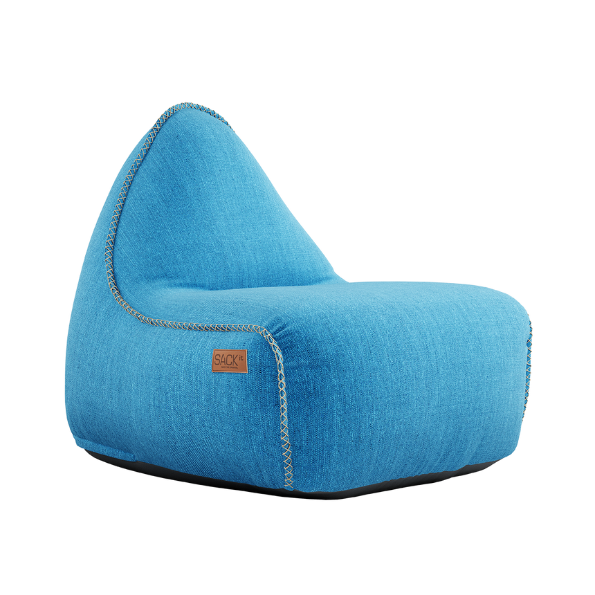Cobana Lounge Chair Turkis + Pouf - ZEN ZONE