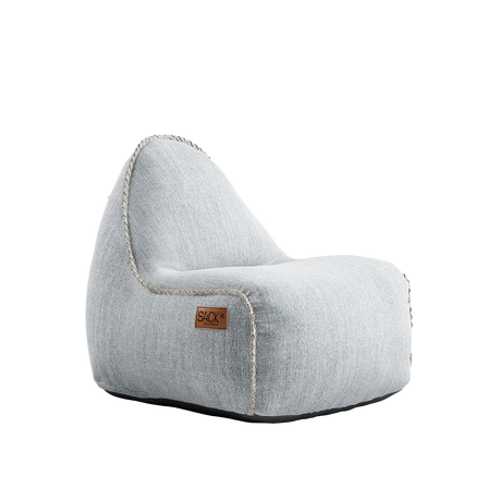 Cobana Lounge Chair jr. White + Pouf - ZEN ZONE
