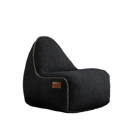 Cobana Lounge Chair jr. Black + Pouf - ZEN ZONE