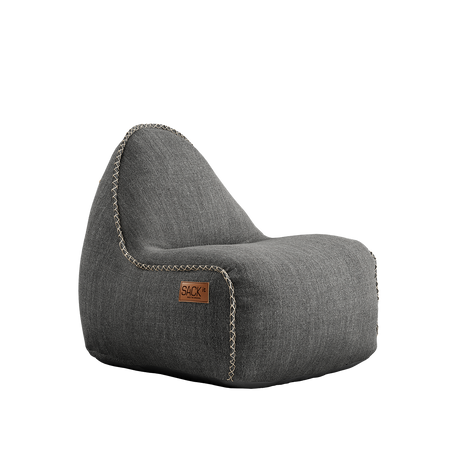 Cobana Lounge Chair jr. Grey + Pouf - ZEN ZONE
