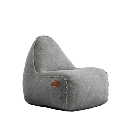 Cobana Lounge Chair jr. Light Grey + Pouf - ZEN ZONE