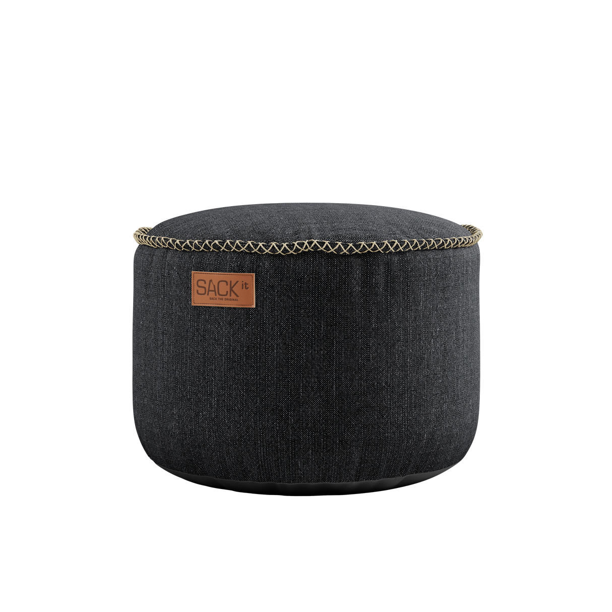 Cobana Lounge Chair Black + Pouf - ZEN ZONE