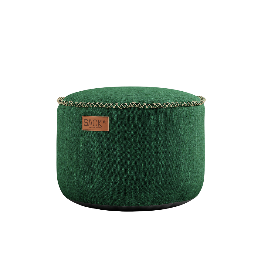 Cobana Lounge Chair Green + Pouf - ZEN ZONE