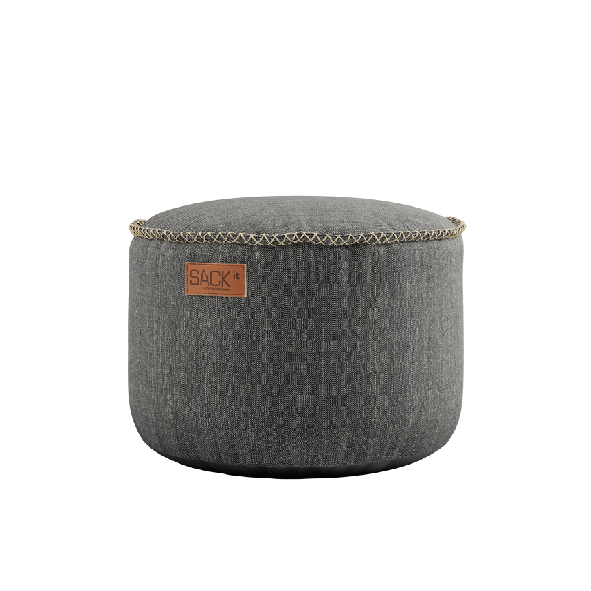Cobana Lounge Chair Grey + Pouf - ZEN ZONE
