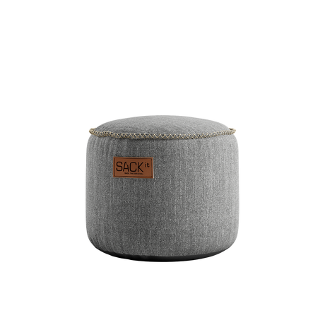 Cobana Lounge Chair jr. Light Grey + Pouf - ZEN ZONE