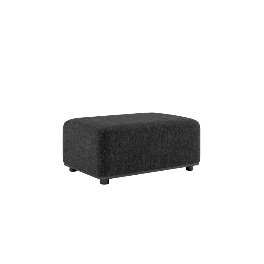 Cobana Lounge Sofa - Pouf Black - ZEN ZONE