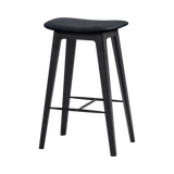 Nordic Bar chair beech n/s low - Terra Black - ZEN ZONE