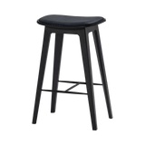 Nordic Bar chair beech w/s low - Terra Black - ZEN ZONE