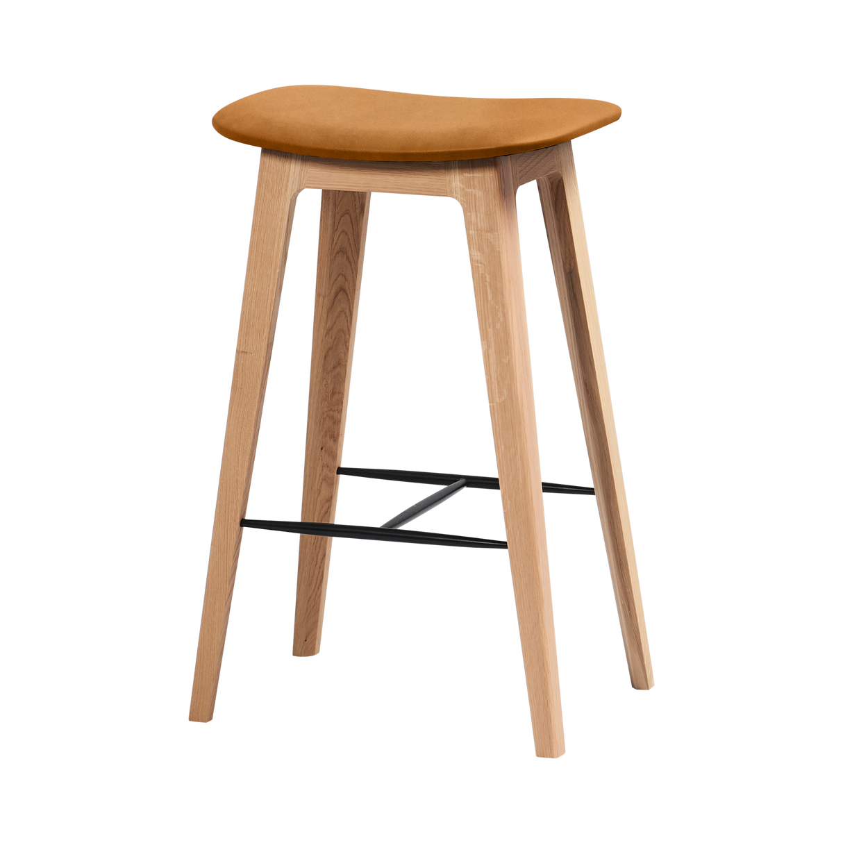 Nordic Bar chair Oak n/s low - Luna Sandstone - ZEN ZONE
