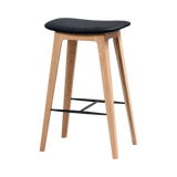 Nordic Bar chair Oak n/s low - Terra Black - ZEN ZONE