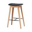 Nordic Bar chair Oak w/s high - Terra Black - ZEN ZONE