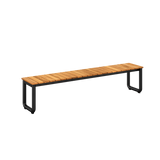 Patio Bench 200 x 37 - Teak - ZEN ZONE
