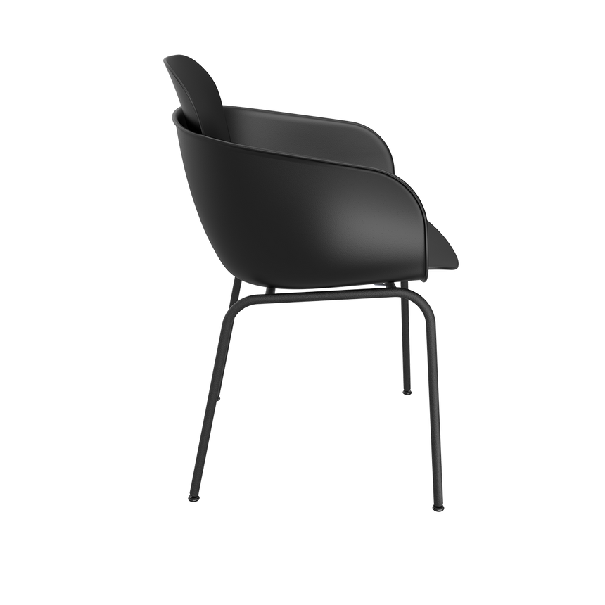 Patio Chair no. One S2 Black - ZEN ZONE