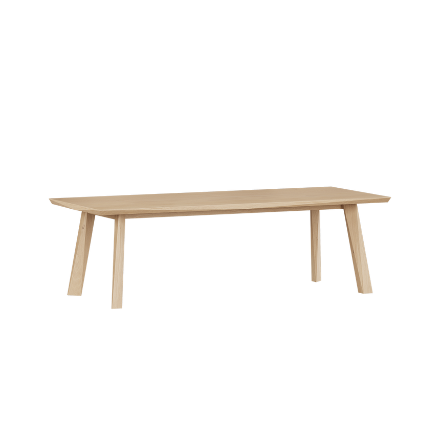 Edge Dining Table 240 x 100 Oak - ZEN ZONE