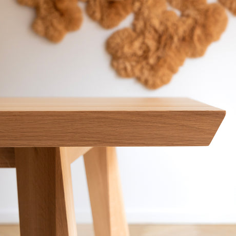 Edge Dining Table 240 x 100 Oak - ZEN ZONE