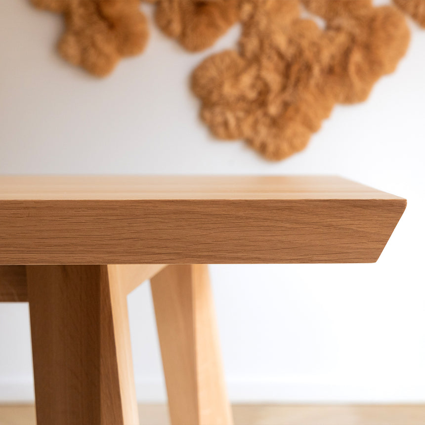 Edge Dining Table 240 x 100 Oak - ZEN ZONE