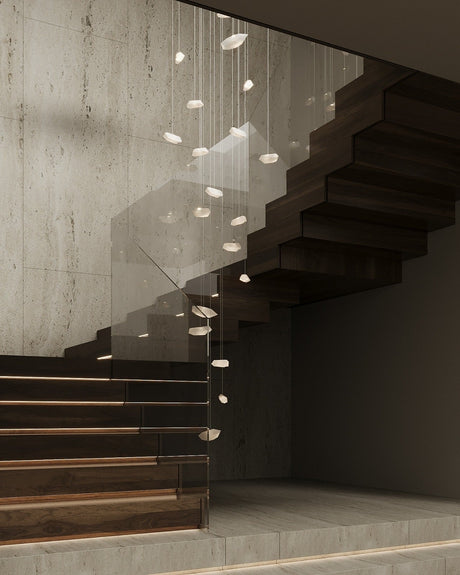 CHRYSTAL Kronleuchter - Rund Lang - ZEN ZONE Furniture