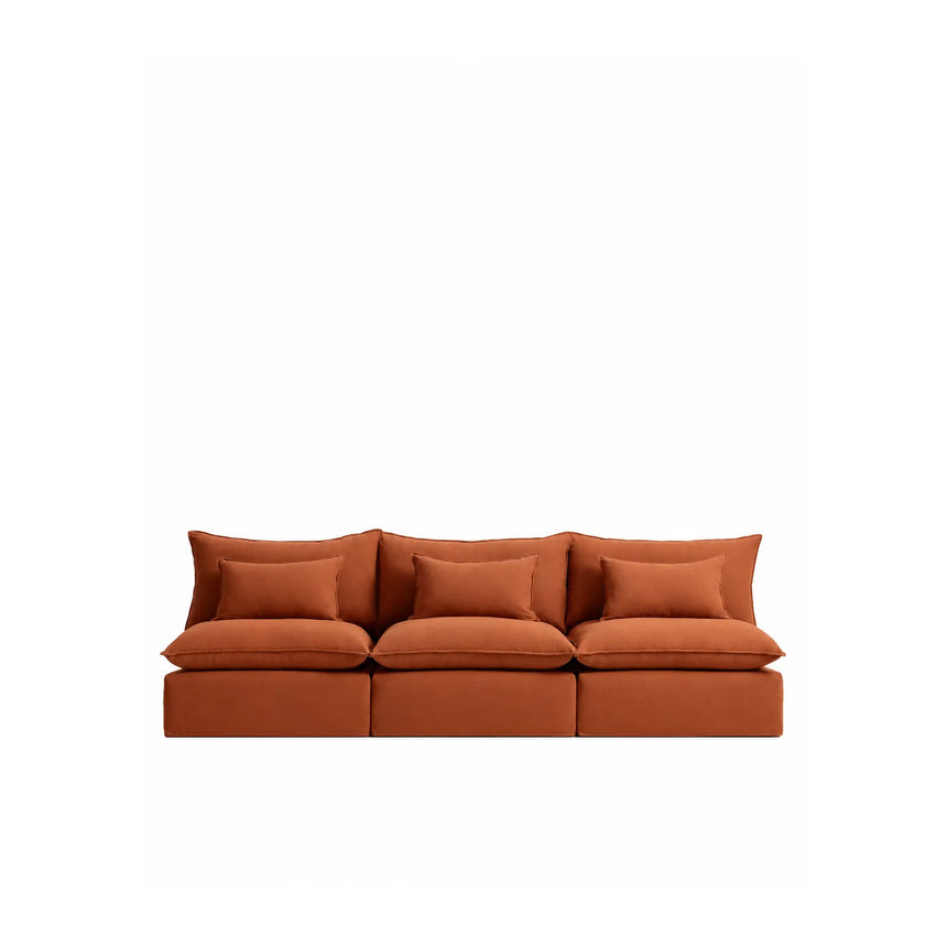 5-Sitzer-Modularsofa Anarela mit abnehmbarem Bezug aus 100 % Leinen, 330 cm, FSC Mix Credit