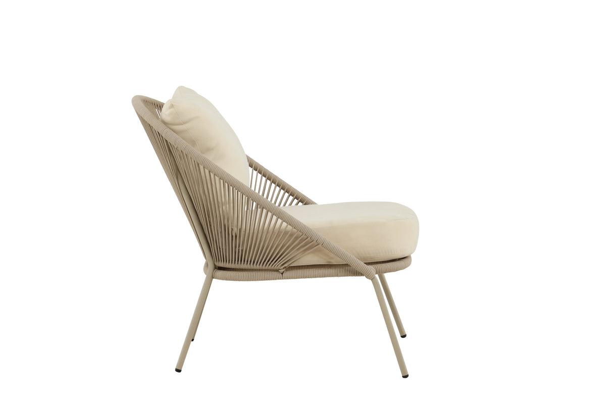 Lindos Lounge Chair 2er-Pack Beige