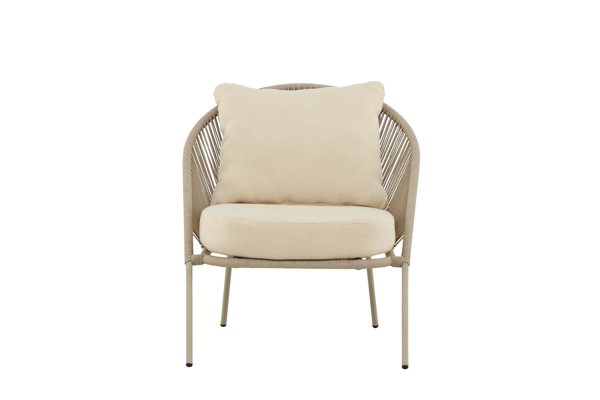 Lindos Lounge Chair 2er-Pack Beige