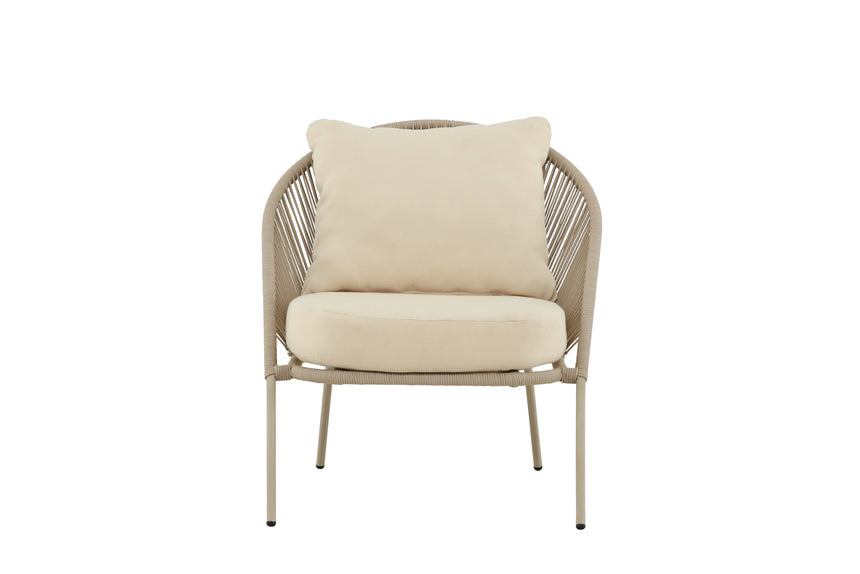 Lindos Lounge Chair 2er-Pack Beige - ZEN ZONE Furniture