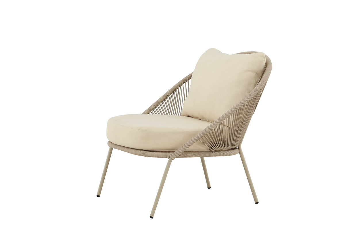 Lindos Lounge Chair 2er-Pack Beige