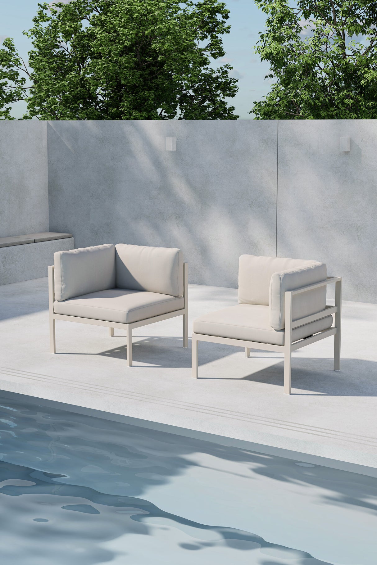 Copacabana Sofa Modul Ecke Beige / Beige