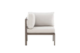 Copacabana Sofa Modul Ecke Braun / Beige
