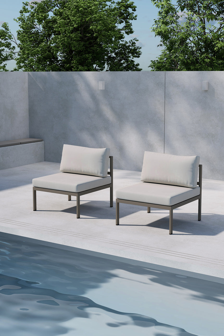 Copacabana Sofa Modul Mitte Braun / Beige - ZEN ZONE Furniture