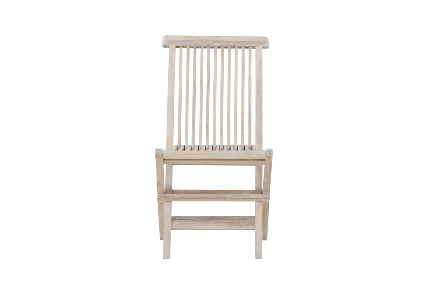 Kenya Gartenstuhl 2er-Pack Whitewash - ZEN ZONE Furniture