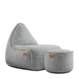 Cobana Lounge Chair Sand Melange + Pouf - ZEN ZONE
