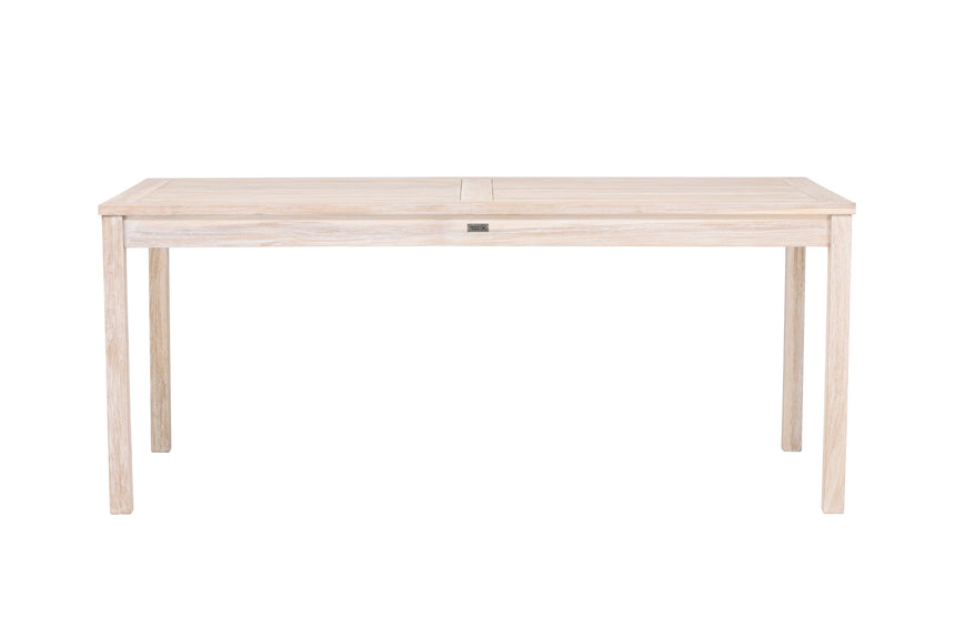 Kenia Esstisch 90x180 Weiss gekalkt - ZEN ZONE Furniture
