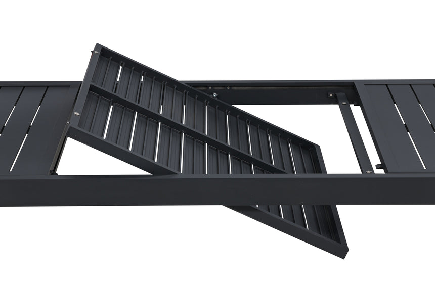 Capo Esstisch Ausziehbar Schwarz 160/240x100x75 - ZEN ZONE Furniture