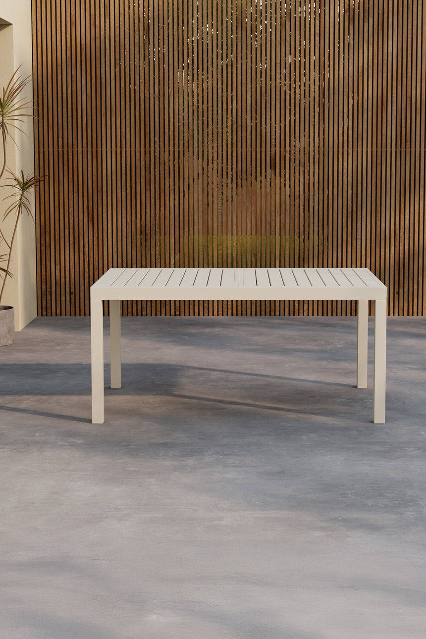 Capo Esstisch Ausziehbar Beige 160/240x100x75 - ZEN ZONE Furniture