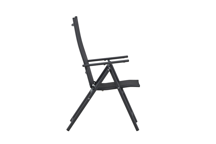 Levanzo Gartenstuhl 2er-Pack Schwarz - ZEN ZONE Furniture