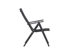 Levanzo Gartenstuhl 2er-Pack Schwarz - ZEN ZONE Furniture