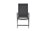 Levanzo Gartenstuhl 2er-Pack Schwarz - ZEN ZONE Furniture