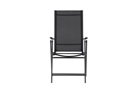 Levanzo Gartenstuhl 2er-Pack Schwarz - ZEN ZONE Furniture