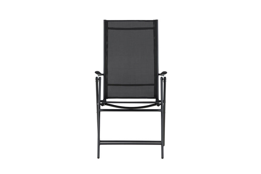 Levanzo Gartenstuhl 2er-Pack Schwarz - ZEN ZONE Furniture